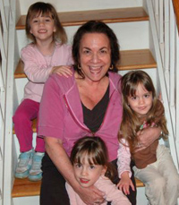 Mama Roberta with Triplets